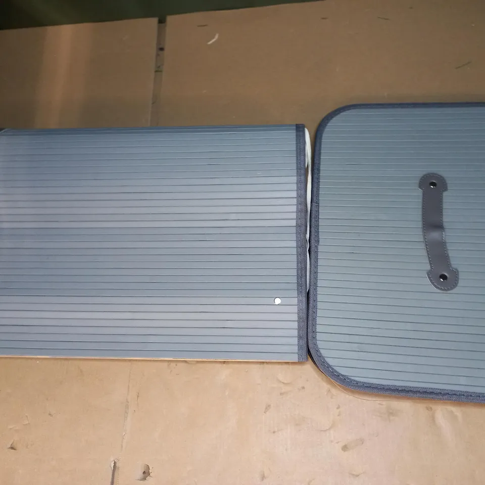 DESIGNER STYLE FOLDABLE LAUNDRY BASKET IN GREY