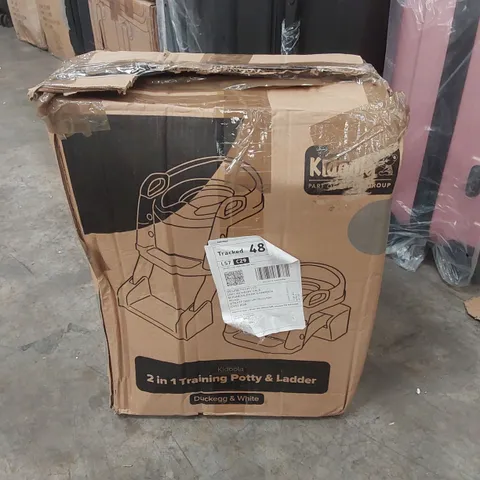 BOXED KIDOOLA 2 IN 1 TRAINING POTTY & LADDER 