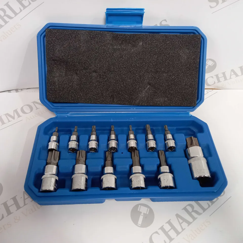 BOXED VORXEON 13PCS TORX BIT SOCKET SET IN BLUE CASE