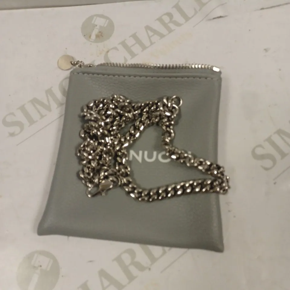 CERNUCCI SILVER CHAIN LINKED NECKLACE 