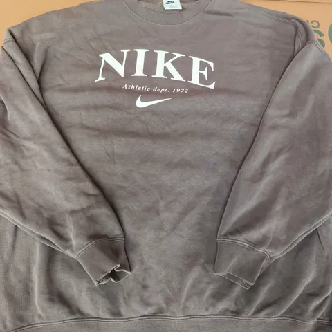 NIKE SWEATSHIRT IN TAUPE SIZE SMALL