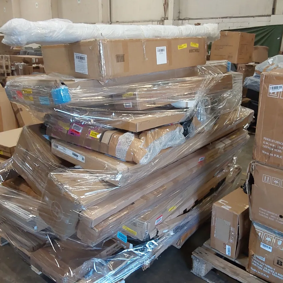 PALLET TO CONTAIN A LARGE ASSORTMENT OF FURNITURE PARTS 