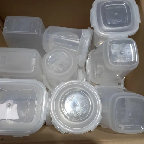 LOCK & LOCK APPROX 20 PIECE NESTABLE FOOD CONTAINERS