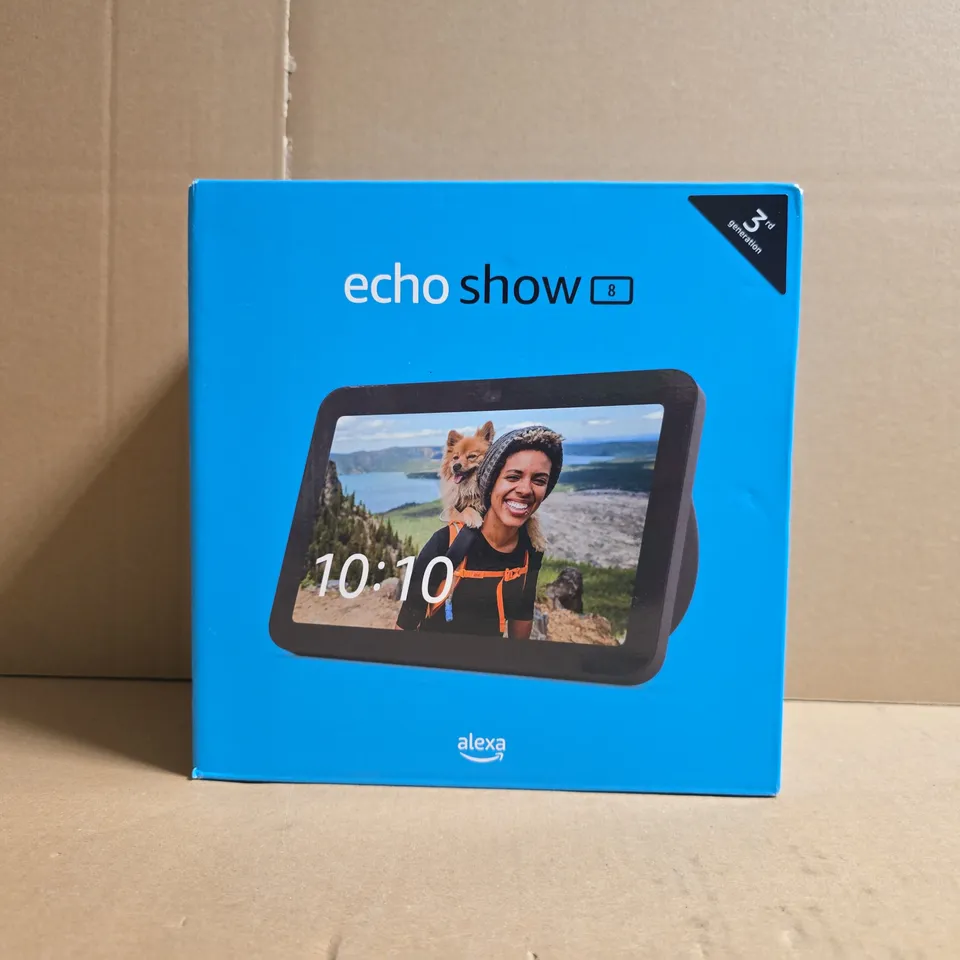 BOXED AMAZON ECHO SHOW 8" HD SMART DISPLAY