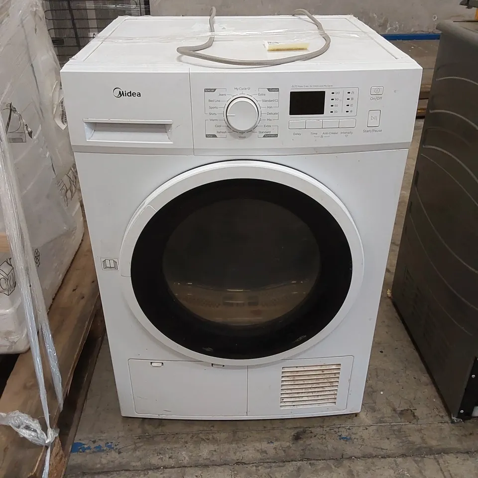 MIDEA TUMBLE DRYER 8KG WHITE, MODEL: MDG09EC80
