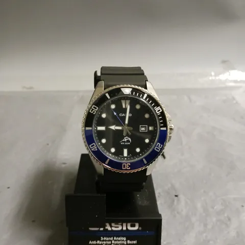 CASIO MEN'S MDV106-1AV 200 M WR BLACK DIVE WATCH