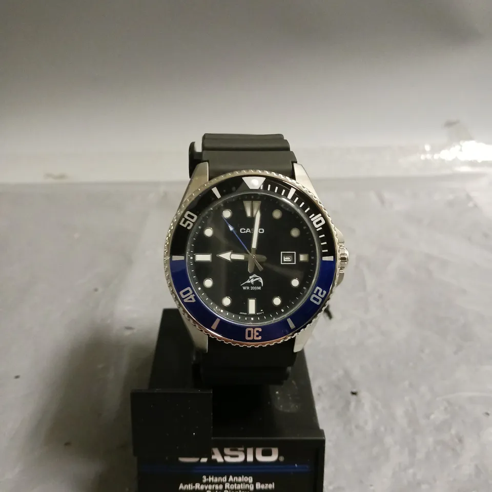 CASIO MEN'S MDV106-1AV 200 M WR BLACK DIVE WATCH