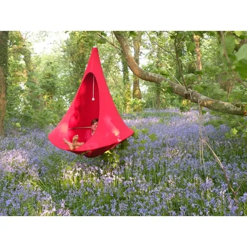 BOXED SAFFO HANGING CHAIR - RED 