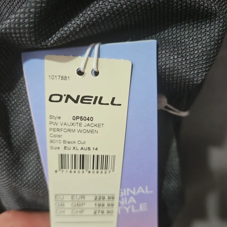 O'NEILL WOMEN'S VAUXITE JACKET – BLACK SIZE XL