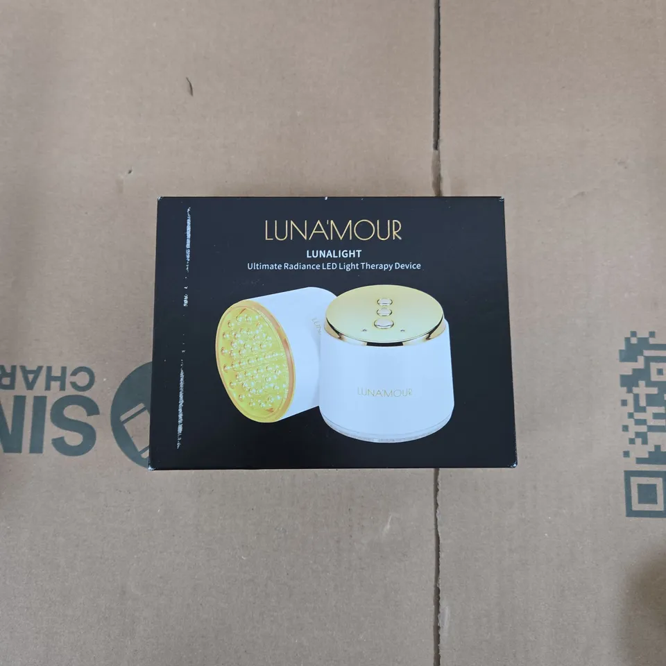 LUNAMOUR LUNALIGHT LED LIGHT THERAPY DEVICE – BOXED 