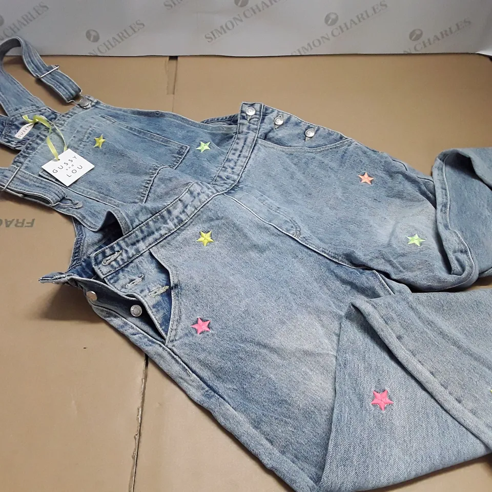 GUSSY AND LOU STAR THEMED DUNGAREES  3