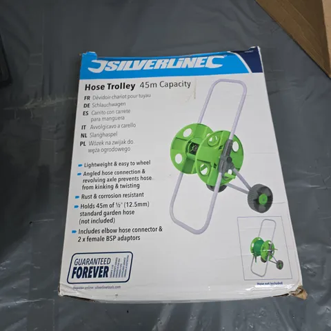 SILVERLINE HOSE TROLLEY 45M CAPACITY – BOXED