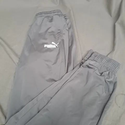 PUMA GREY UK 15-16YR TRACKSUIT BOTTOMS 