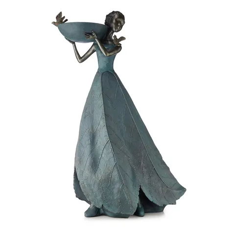GARDEN REFLECTIONS LADY CARRYING BIRD BATH