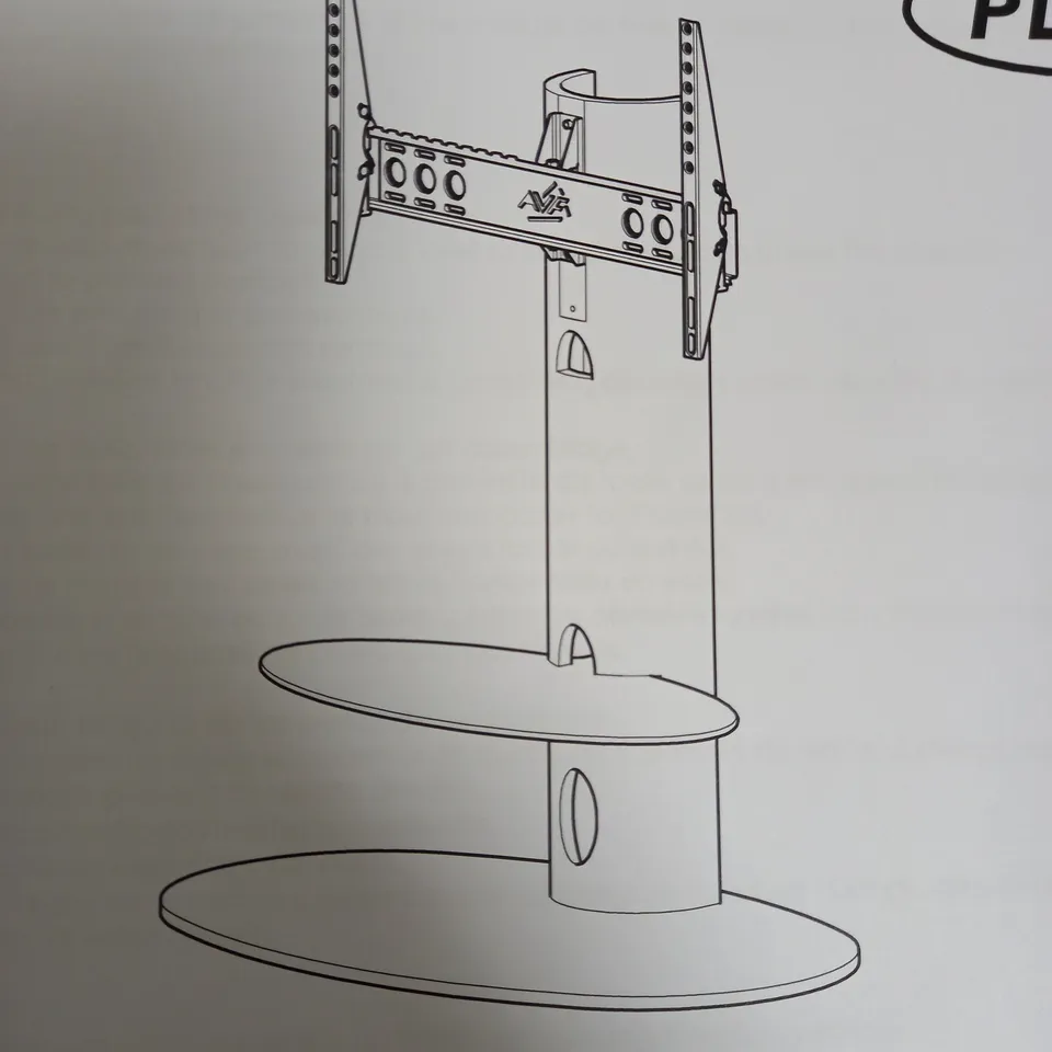 AFFINITY CHEPSTOW PLUS COLUMN TILT TV STAND FOR TVS 32-65" UP TO 37KG