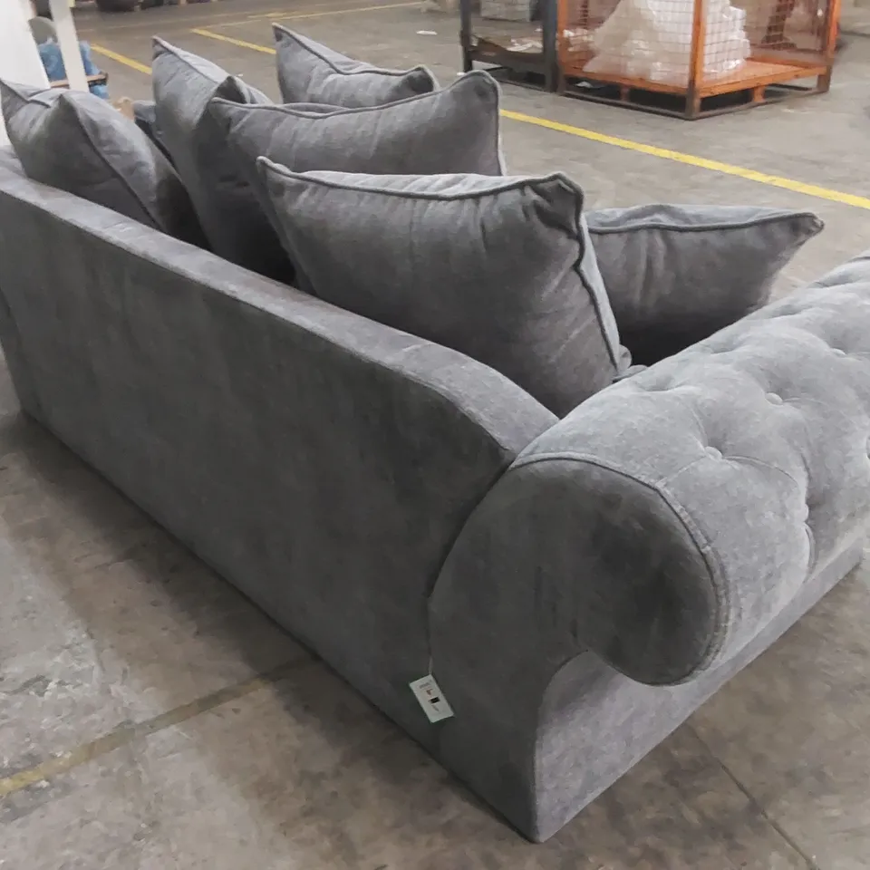 WINDSOR 3 SEATER FABRIC SCATTER BACK SOFA RRP £949
