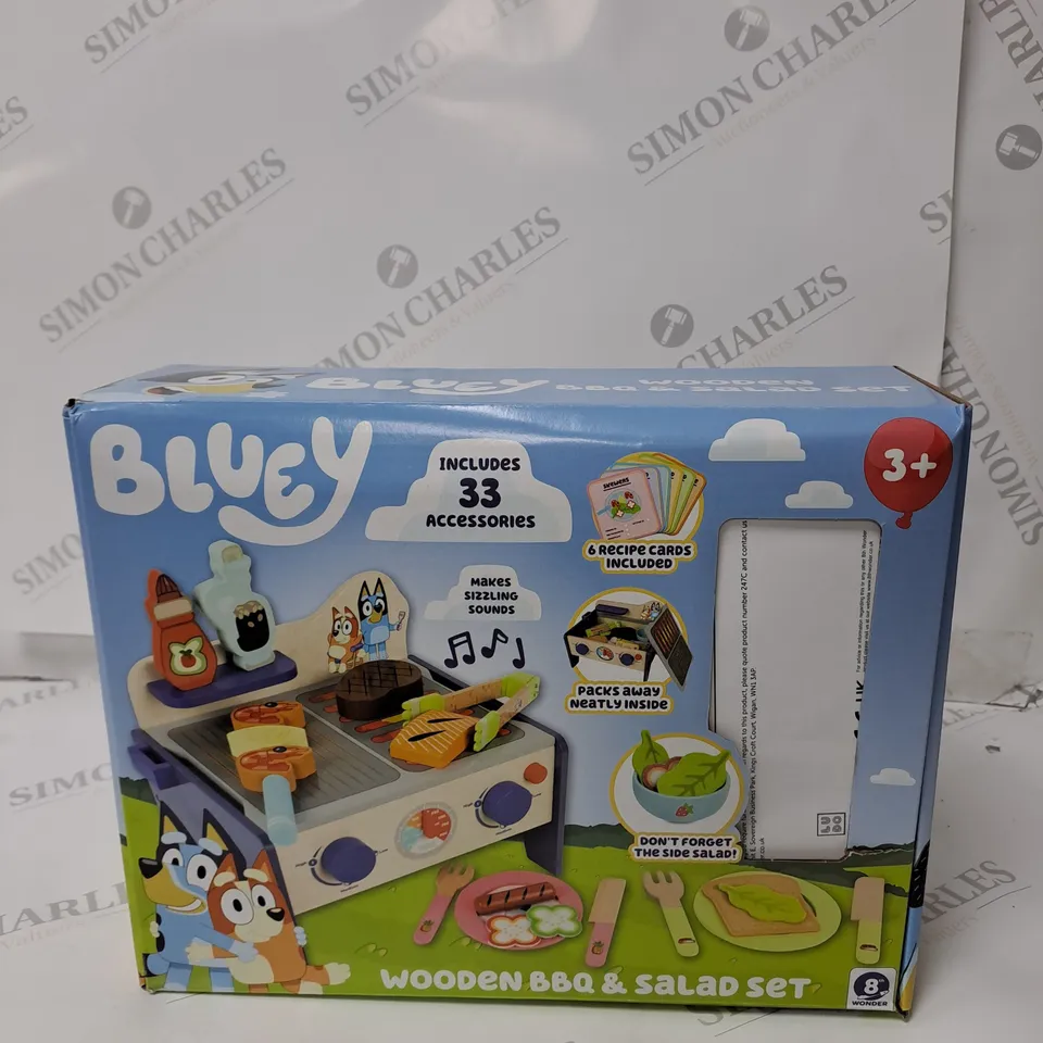 BLUEY WOODEN BBQ AND SALAD SET
