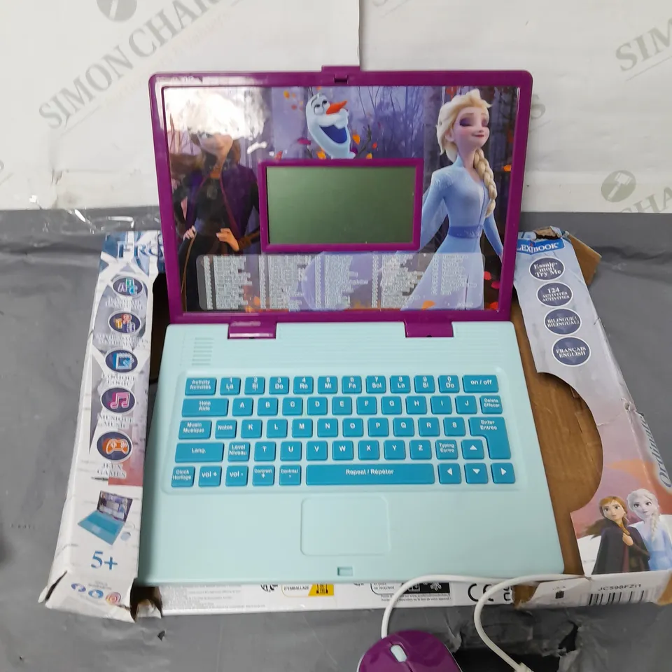 BOXED DISNEY FROZEN BILINGUAL EDUCATIONAL LAPTOP