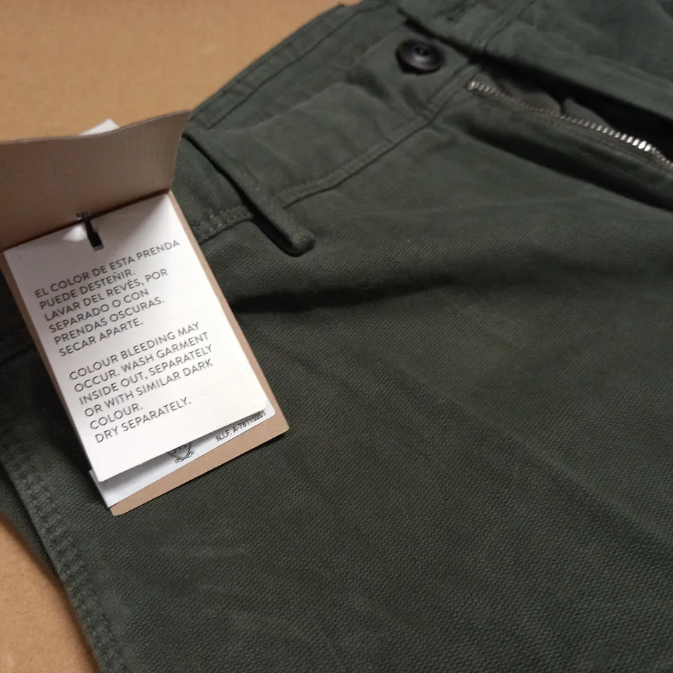 MASSIMO DUTTI GREEN TROUSERS - 44