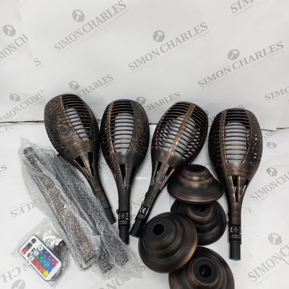 BOXED TULIP SHAPED SOLAR LIGHT PACK OF 4