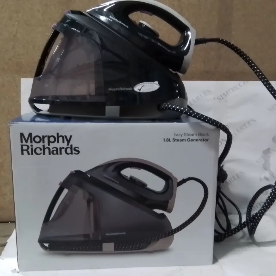 BOXED MORPHY 1.8L EASY STEAM GENERATOR BLACK