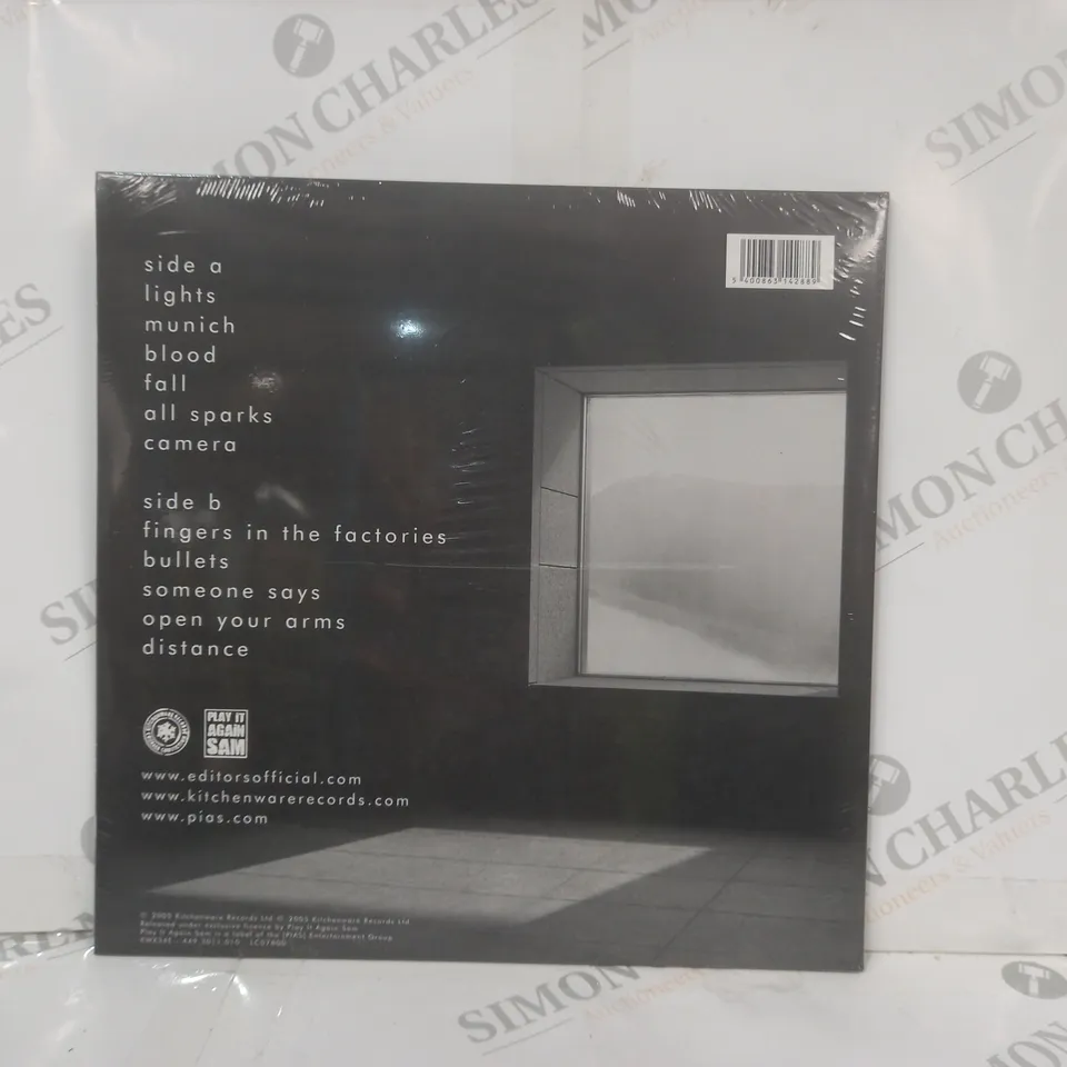 EDITORS THE BACK ROOM LIMITED EDITION CLEAR VINYL