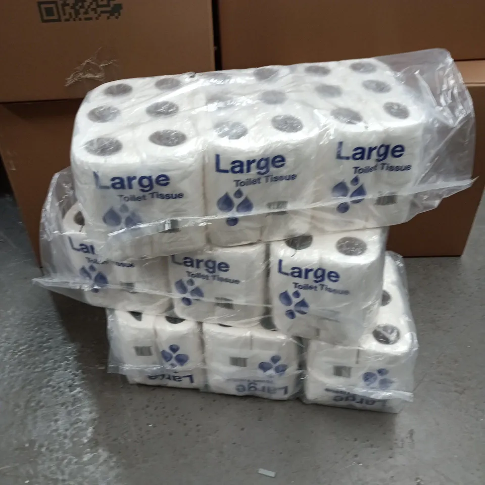 LOT OF 4 LARGE TOILET TISSUE MULTIPACKS - 12 X 12-PACKS