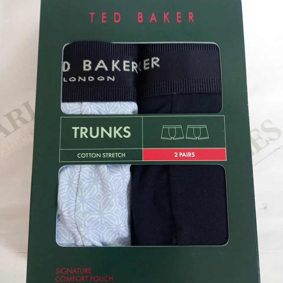 TED BAKER SIGNATURE COMFORT POUCH BOXERS (SET OF 2) - SMALL