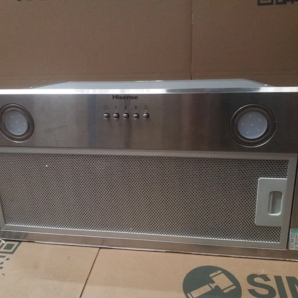 HISENSE CH6BI12BXUK CANOPY COOKER HOOD - STAINLESS STEEL