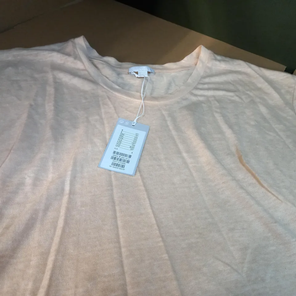 COS PEACH MARL FITNESS STYLE TOP - SMALL