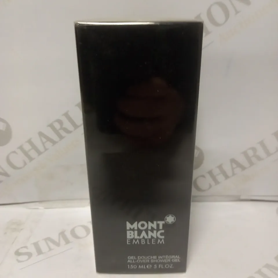 LOT TO CONTAIN APPROX. 11 X SEALED BOTTLES OF MONT BLANC EMBLEM ALL-OVER SHOWER GEL - 150ML