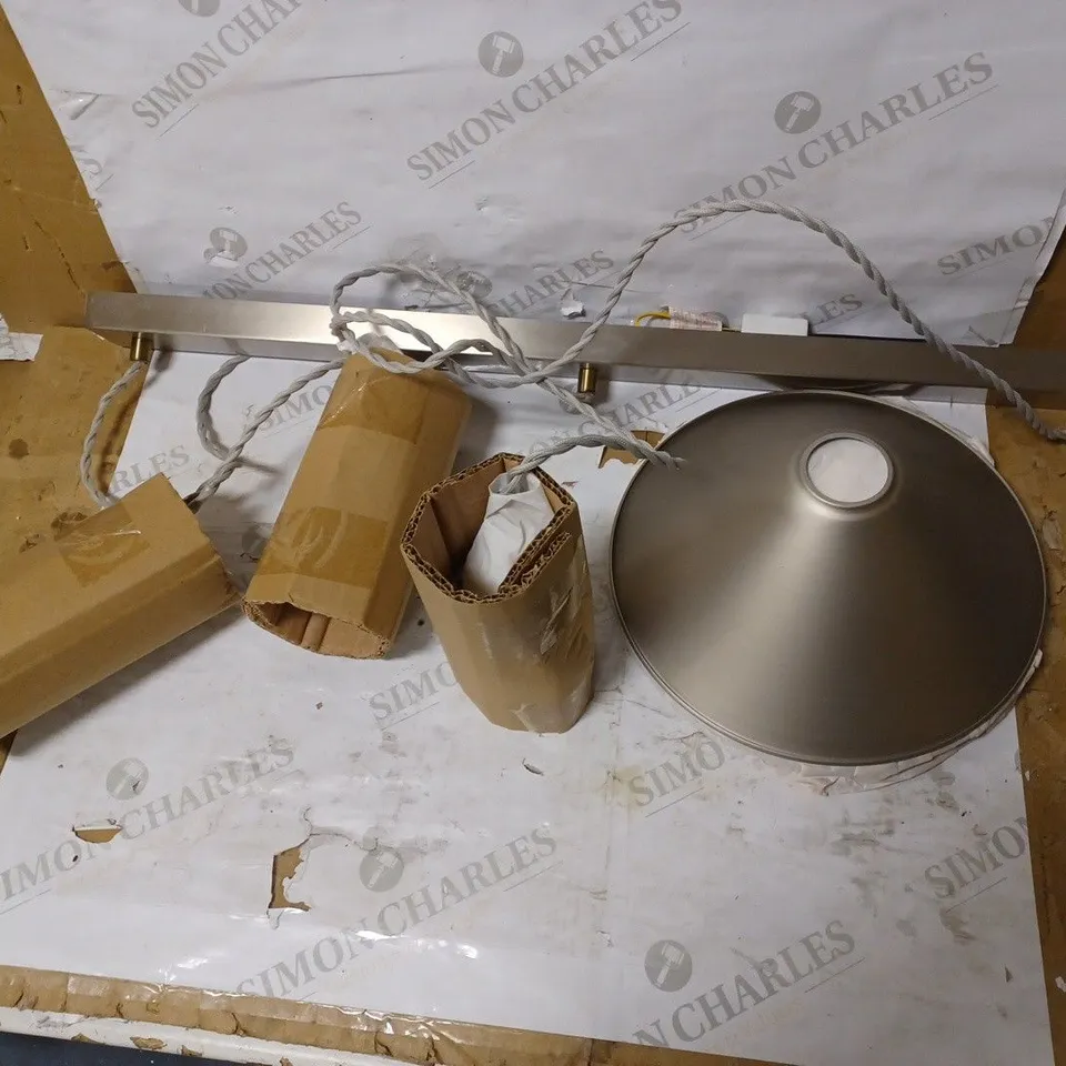 JOHN LEWIS TOBIAS 3 LIGHT CEILING BAR 