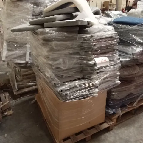 PALLET OF ASSORTED INCOMPLETE DINING CHAIR PARTS AND PIECES 