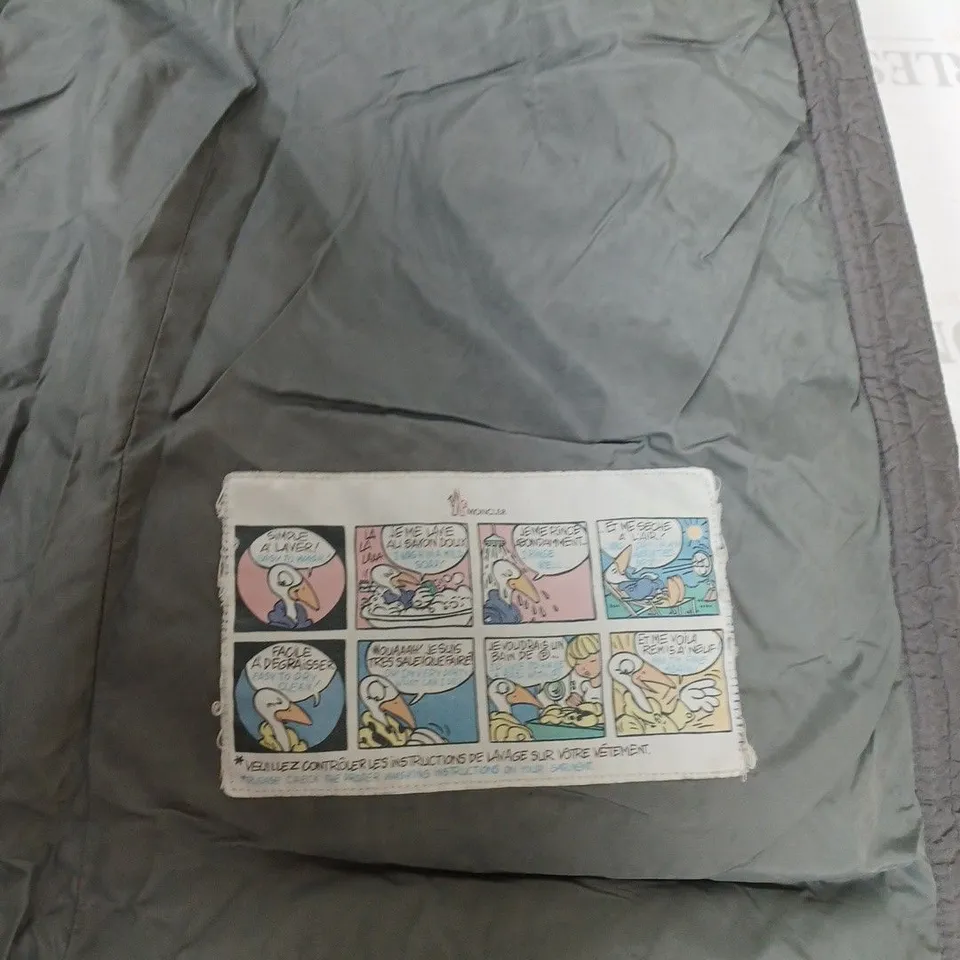 MONCLER PADDED COAT WITH FAUX FUR HOOD SIZE UNSPECIFIED