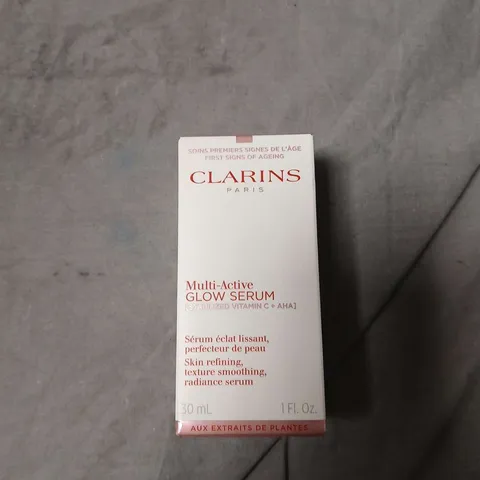 CLARINS PARIS MULTI-ACTIVE GLOW SERUM β 30 ML β BOXED