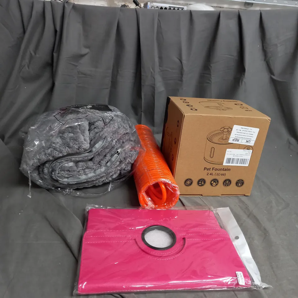 BOX OF APROXIMATELY 12 ASSORTED HOUSEHOLD ITEMS TOO INCLUDE PAINTING SETS , COIL,  TABLET CASES 