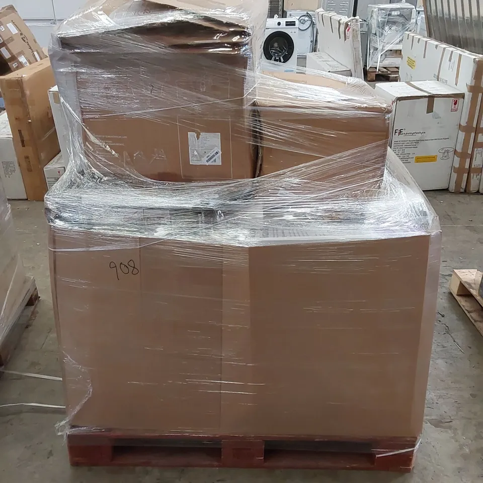 PALLET OF APPROXIMATELY 17 UNPROCESSED RAW RETURN HOUSEHOLD AND ELECTRICAL GOODS TO INCLUDE;