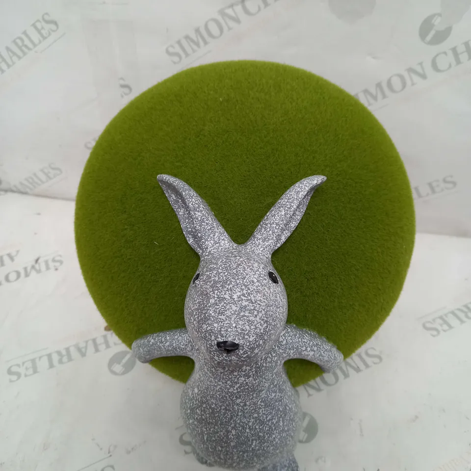 MY GARDEN STORIES FAUX MOSS BALL GARDEN BUNNY