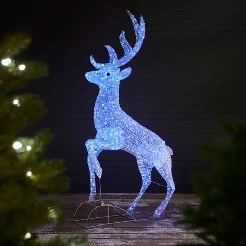 BOXED 2.25M REINDEER WEATHER RESISTANT WITH 1000 LEDS