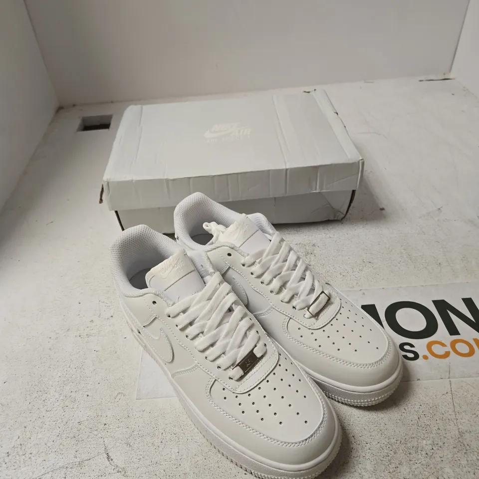 NIKE AIR FORCE 1 '07 WHITE SNEAKERS – MEN’S, BOXED UK 6