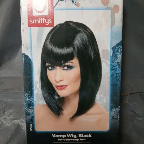 SMIFFYS VAMP WIG IN BLACK