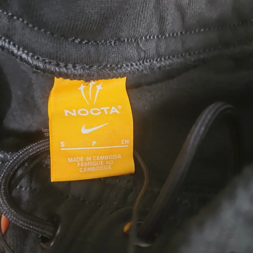 NIKE NOCTA TRACK PANTS – BLACK, SIZE S (MEN)