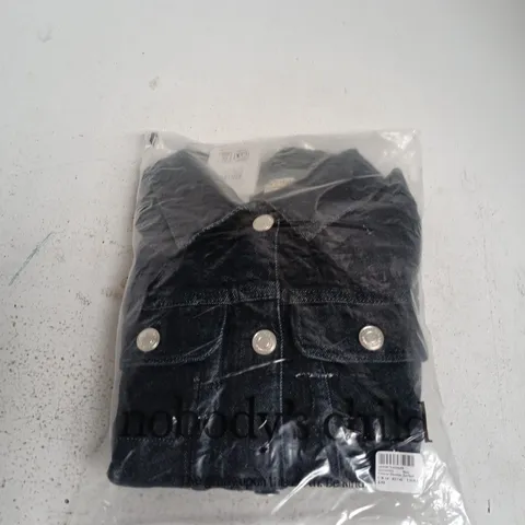 NOBODY'S CHILD ORSON DENIM JACKET – BLUE – UK 14 (EU 42, USA 10)