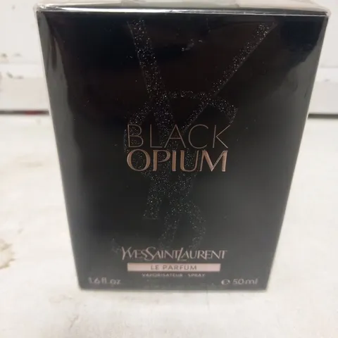 BOXED AND SEALED BLACK OPIUM YVES SAINT LAURENT LE PARFUM 50ML