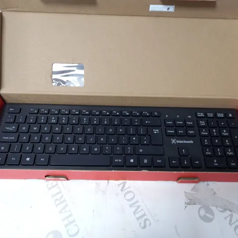 BOXED BLACKWEB WIRELESS SILENT KEYBOARD