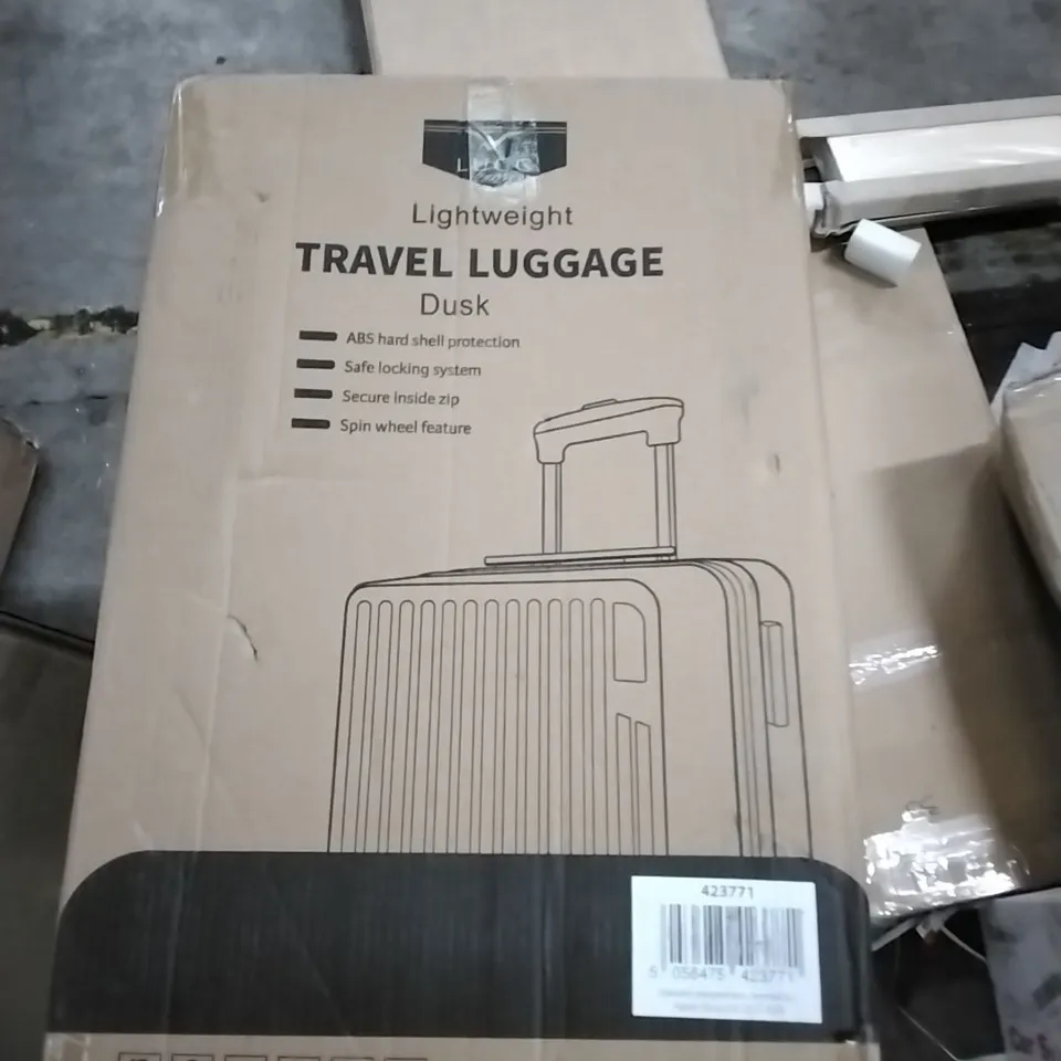 BOXED LUGG LIGHTWEIGHT TRAVEL LUGGAGE SUITCASE - DUSK 