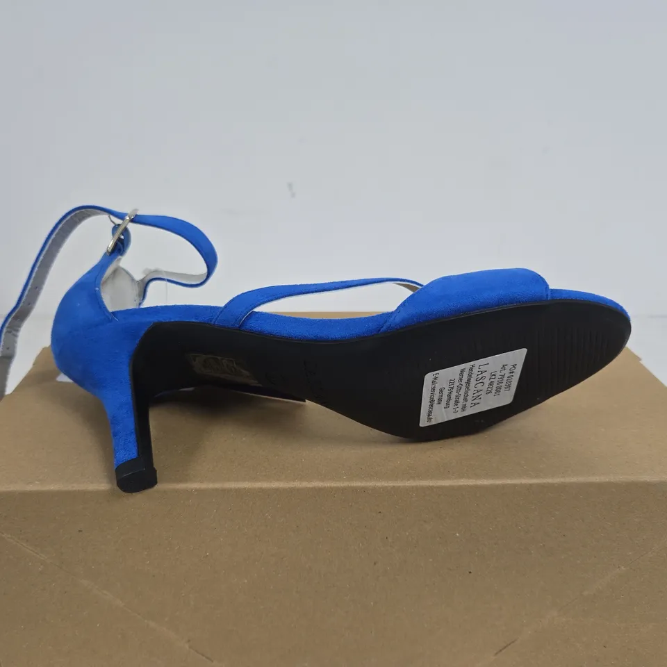 LASCANA ROYAL BLUE WOMENS SHOES SIZE 37 BOXED
