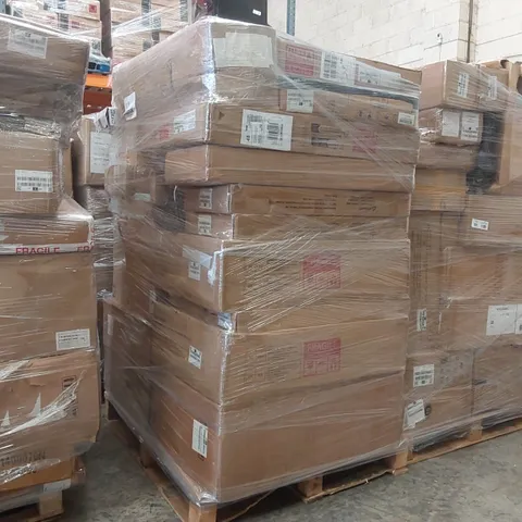 PALLET CONTAINING A LARGE ASSORTMENT OF CONSUMER PRODUCTS INCLUDING: BATHROOM MIRRORS, BATHROOM MIRROR CABINETS, INDUCTION COOKER ECT