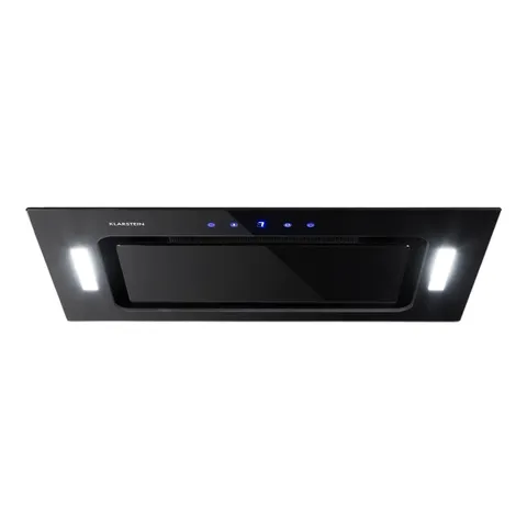 BOXED KLARSTEIN COOKER HOOD 52 CM ANGLED KITCHEN EXTRACTOR FAN CHIMNEY STAINLESS STEEL