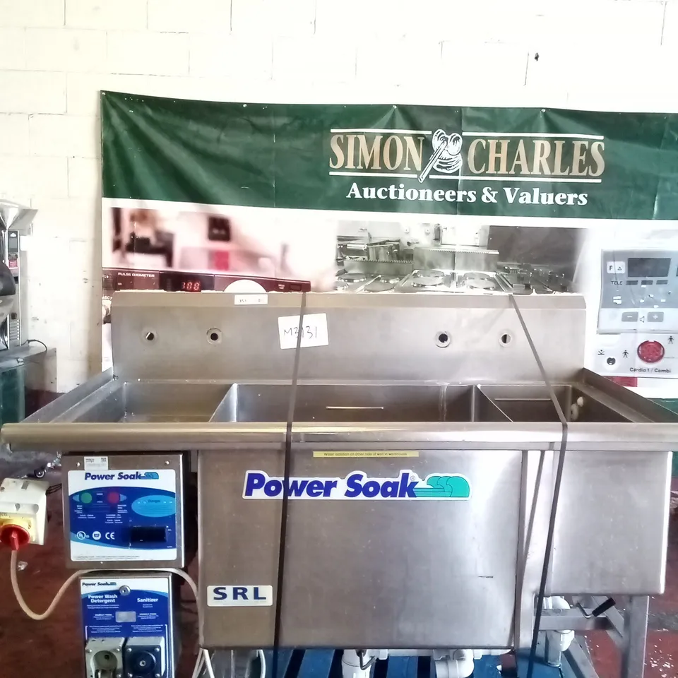 POWER SOAK COMMERCIAL P200 DISH WASHING STATION 